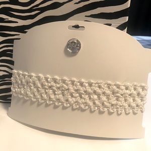 Toddler stretch crochet headband